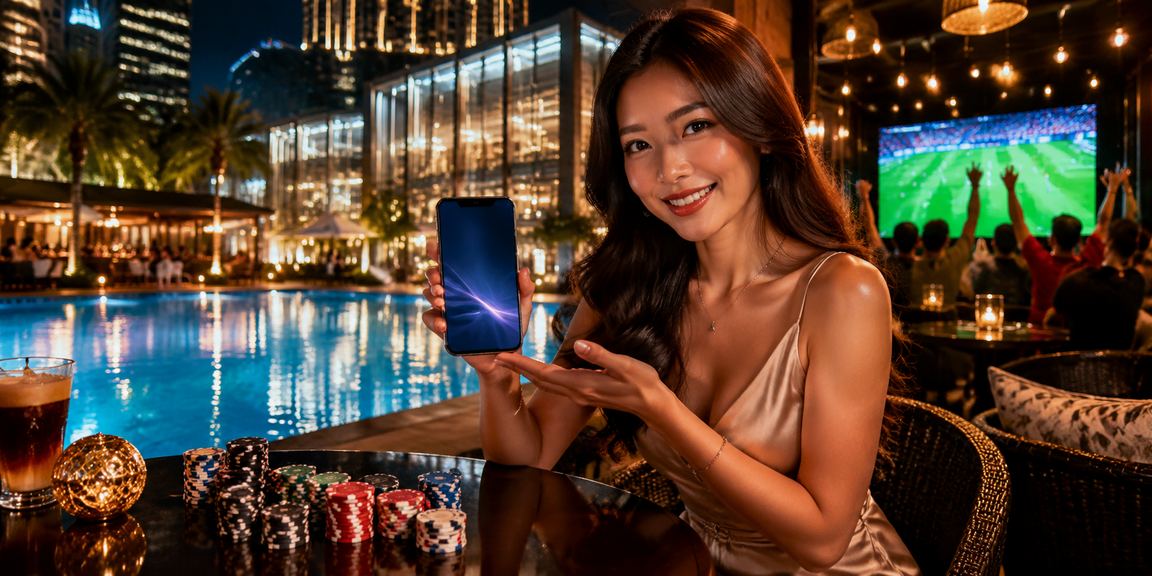 Pengguna di Kuala Lumpur menggunakan telefon pintar untuk mengakses taruhan kriket secara langsung